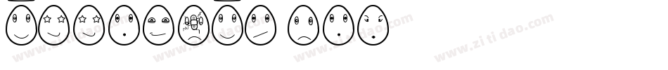 Eggfaces TFB字体转换